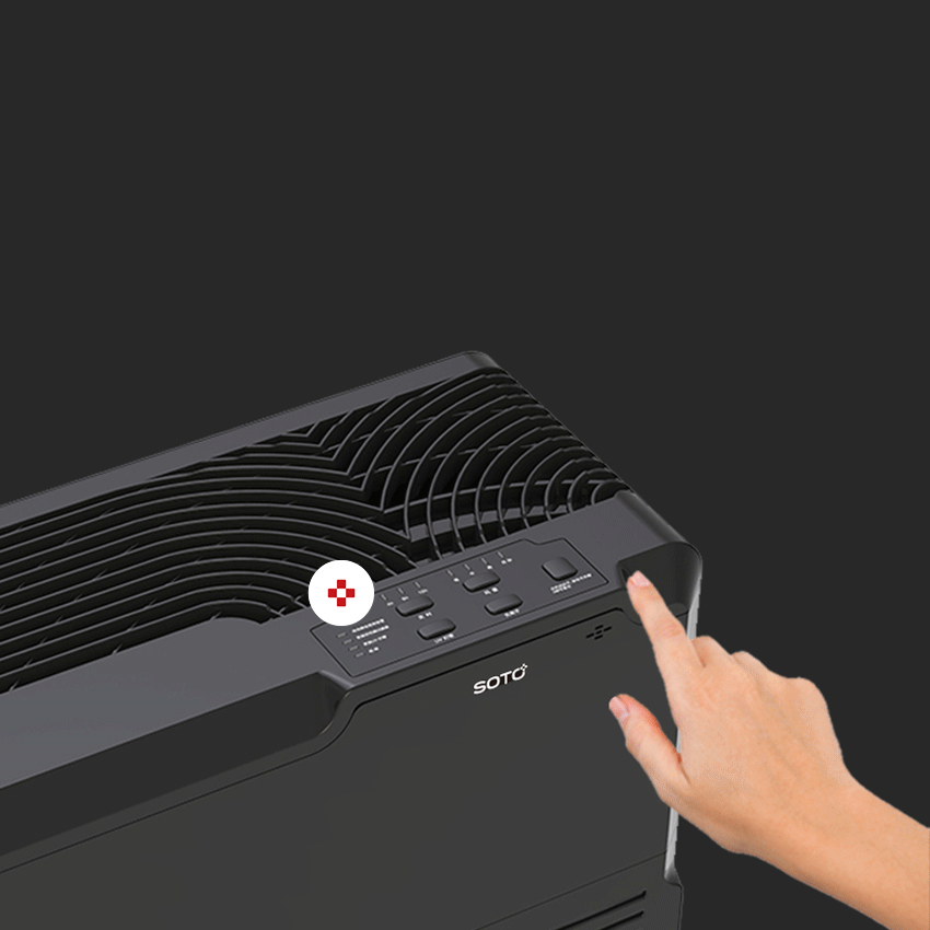 Top outlet and simple control panel