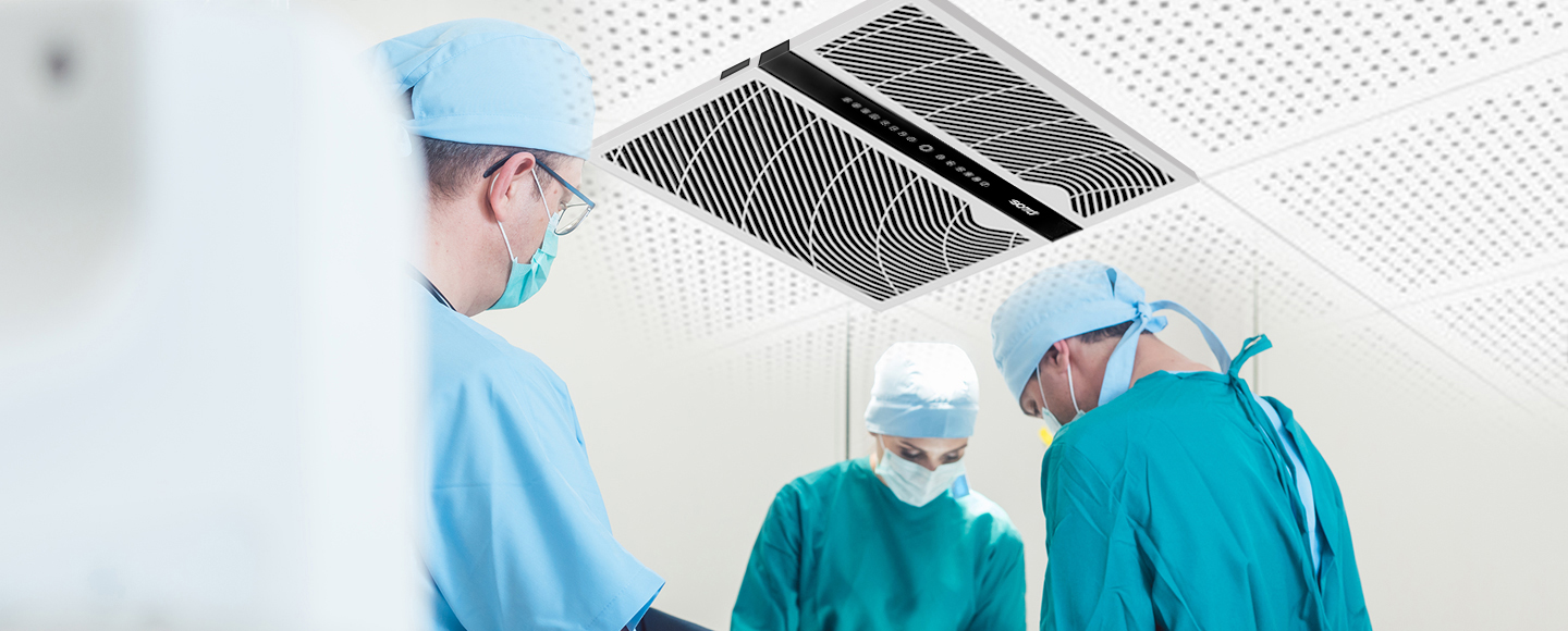 Ceiling mounted saves space metal structure for high durability<br/> 