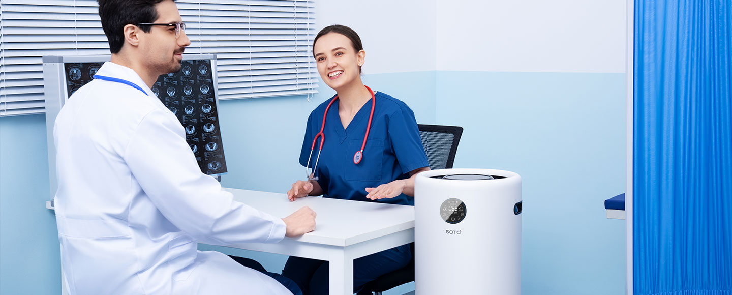 Smart control system and UV-PCO sterilization  