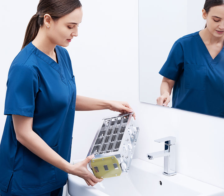 等离子体静电吸附装置
高效杀菌消毒