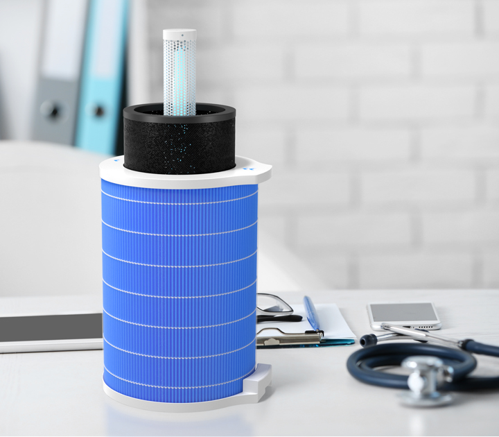 UV-Photo catalyst system and plasma destroy pathogens