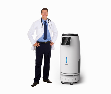 RX Xenon Pulsed UV Sterilizer Robot