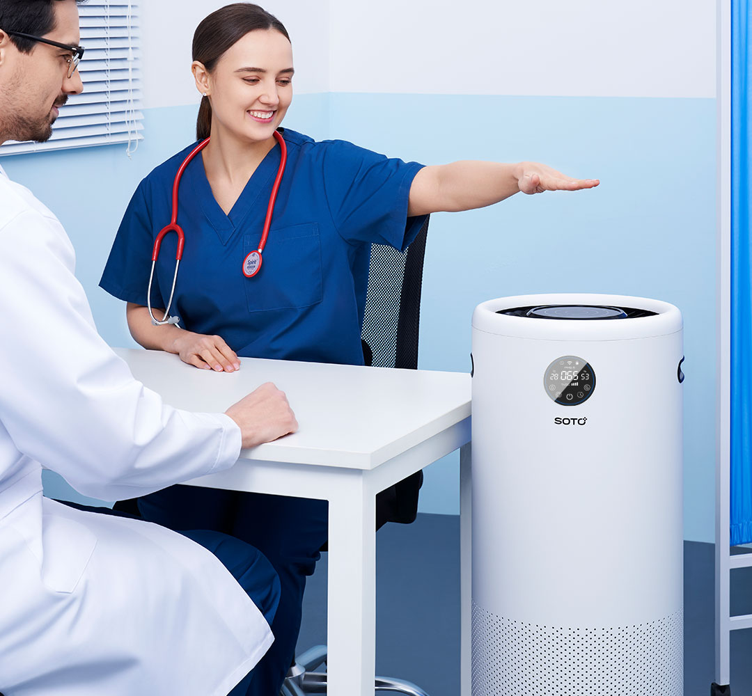 Smart control system and UV-PCO sterilization  