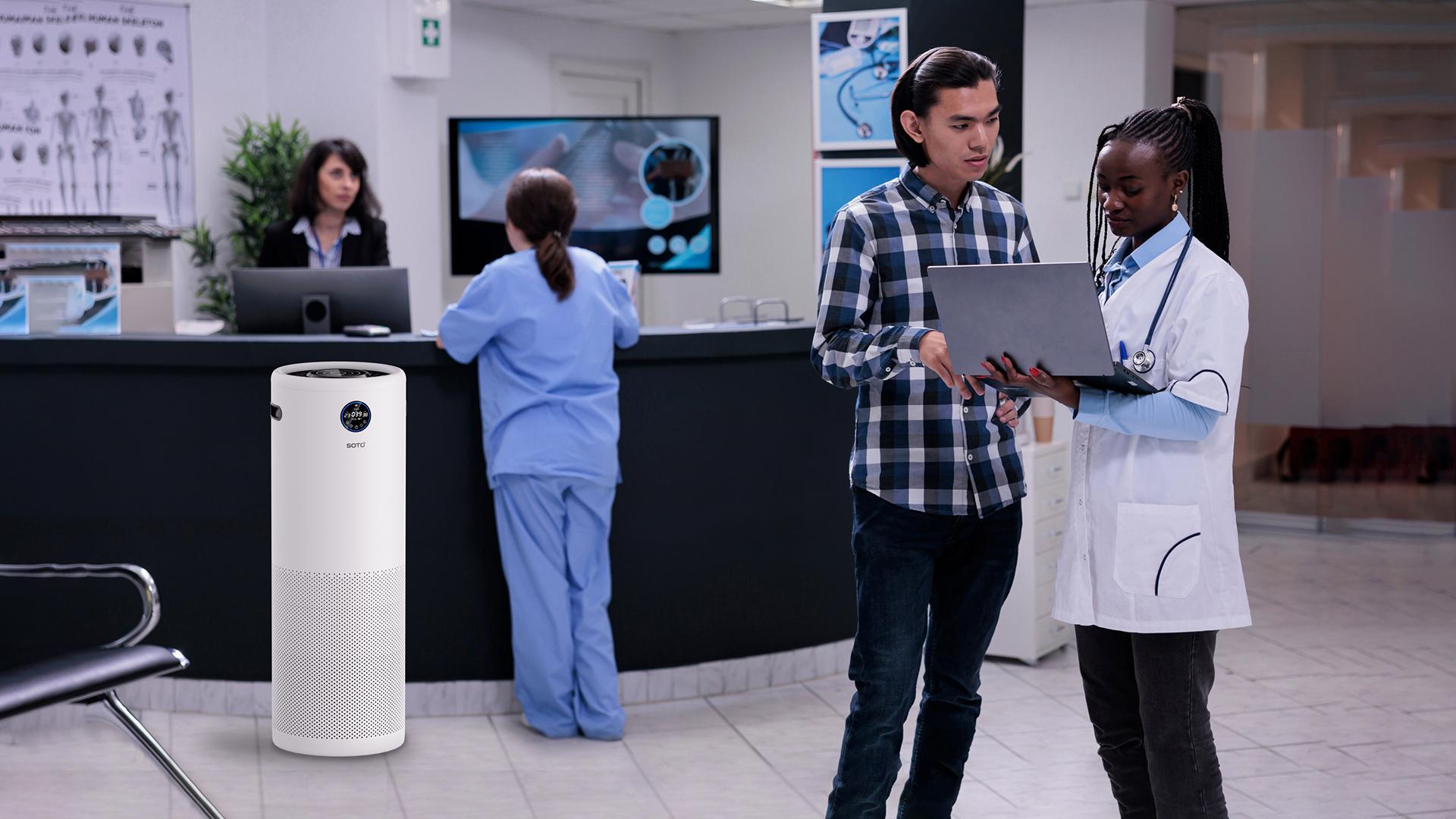 Separate filter design UV-photo catalyst disinfection system