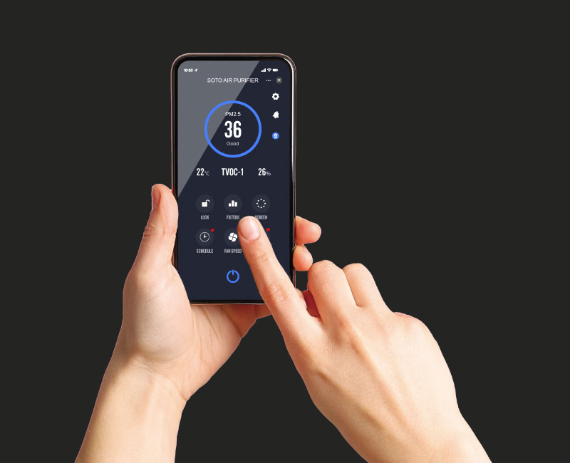 Remote operation via a mobile application